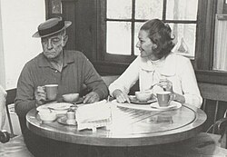 Keaton and wife Eleanor in 1965