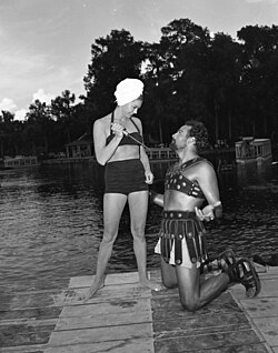 Esther Williams and Howard Keel