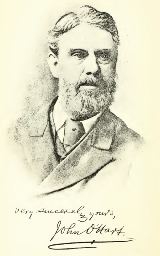 A sketch of John O'Hart first published in Irish pedigrees; or, The origin and stem of the Irish nation (1892), by John O'Hart, - Volume: 1.