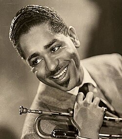 Gillespie in a publicity photo (1955)