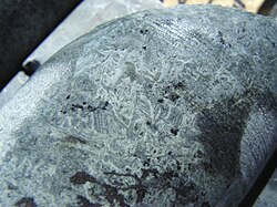A2 facies dendritic feathery olivine crystals, drill hole WDD18, Widgiemooltha, Western Australia