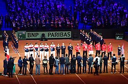The 2018 Davis Cup Final – opening ceremony.