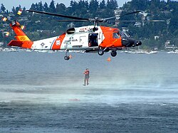 US Coast Guard Sikorsky HH-60 Jayhawk SAR helicopter