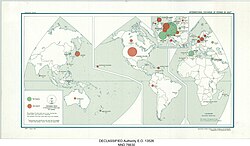 Global imports/exports of potash in 1937