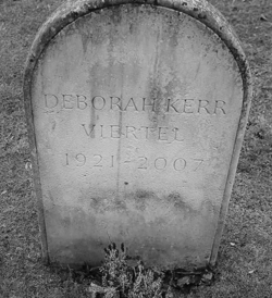 The grave of Kerr, Alfold churchyard in Surrey