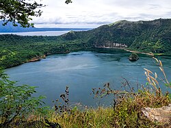 Taal Volcano Main Crater Lake, where hydrothermal circulating convection cells exist