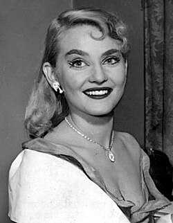 Connery's first wife Diane Cilento in 1954