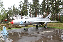 MiG-21U (MK-103) in the Aviation Museum of Central Finland