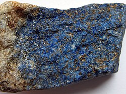 Crystal aggregate (lapis lazuli from Afghanistan)