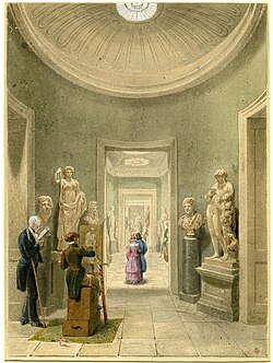 George Scharf, The Townley Gallery, 1827, British Museum