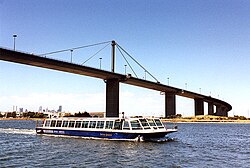 Yarra at the West Gate near the river mouth