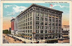 The Rike-Kumler Company on a Curt Teich postcard