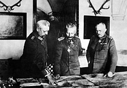 Hindenburg, Wilhelm, and Ludendorff in January 1917