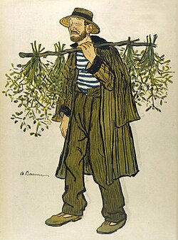 The Mistletoe Seller by Adrien Barrère