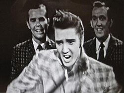 Elvis Presley performing "Ready Teddy"
