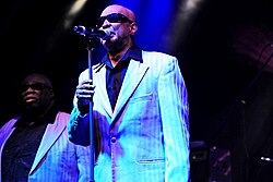 The Blind Boys of Alabama performing at the West Coast Blues & Roots Festival in 2011.