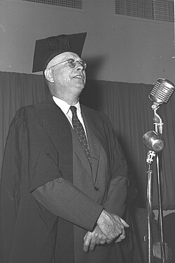 W.F. Albright, a biblical scholar and archaeologist, in 1957