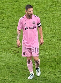 Messi with Inter Miami during the 2023 U.S. Open Cup