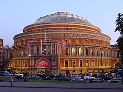 The Royal Albert Hall in South Kensington hosts concerts and musical events, including the classical music festival The Proms which are held every summer, as well as cinema screenings of films accompanied with live orchestral music.