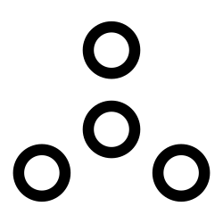 The symbol for aether in the works of Torbern Bergman (ca. 1775)