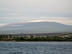 Mauna Kea is the tallest volcano in the Hawaiian–Emperor seamount chain. Many cinder cones have been emplaced around its summit.