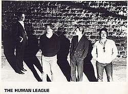 The original Human League in 1980. From left to right: Philip Oakey, Adrian Wright, Ian Craig Marsh, Martyn Ware.