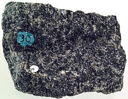 Gabbro specimen from Duluth, Minnesota