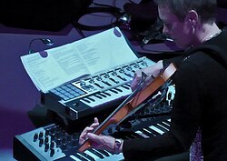 Anderson performing Homeland in Milan, Italy, 2007
