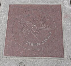 Gould's star on Canada's Walk of Fame