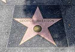 "George Harrison" star on the Hollywood Walk of Fame in Los Angeles