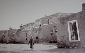 Old Ysleta del Sur Pueblo in West Texas, c. 1876