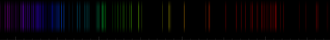 Color lines in a spectral range