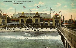 The Plunge Natatorium at the Santa Cruz Beach Boardwalk in 1910