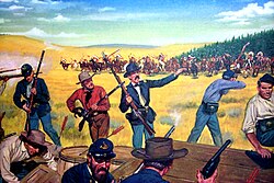 Wagon Box Fight, near Fort Phil Kearny, 1867