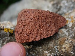 Reddish-brown bauxite