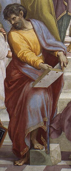 Parmenides. Detail of The School of Athens by Raphael.