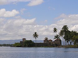 The Castillo de San Felipe was a Spanish fort that guarded the entrance to Lake Izabal.