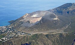 Aerial view of the Fossa cone