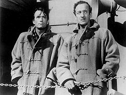 Peck and David Niven in The Guns of Navarone (1961)
