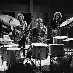 Cream performing on Dutch television in January 1968