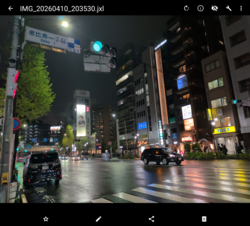 Android gallery app displaying a JPEG XL picture taken by an Android camera app