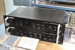 ASPEC 91 in the Deutsches Museum Bonn, with encoder (below) and decoder