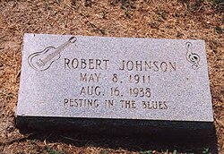 Alleged gravesite at Payne Chapel near Quito, with one of Johnson's three tombstones