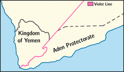 Map showing the Violet Line
