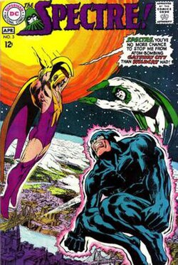 The Spectre #3 (April 1968): Friedrich's first published work. Cover art by Neal Adams.
