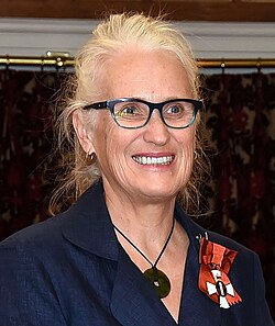 New Zealand director Jane Campion, the first woman director to receive an award at the Cannes Film Festival in 1993.