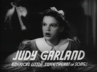 Garland in the Thoroughbreds Don't Cry trailer (1937)