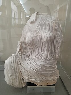 Among the four surviving statues of Penelope, this is the oldest dating back to the 5th century BC, crafted 300 years after Homer composed the Odyssey. Discovered in Persepolis and housed at the National Museum of Iran, the other three are kept at the Vatican Museum and Capitoline Museum in Rome.[43][44][45]
