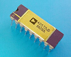 A/D converter IC in a DIP