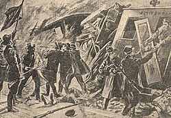Depiction of the 1906 Rogów raid
